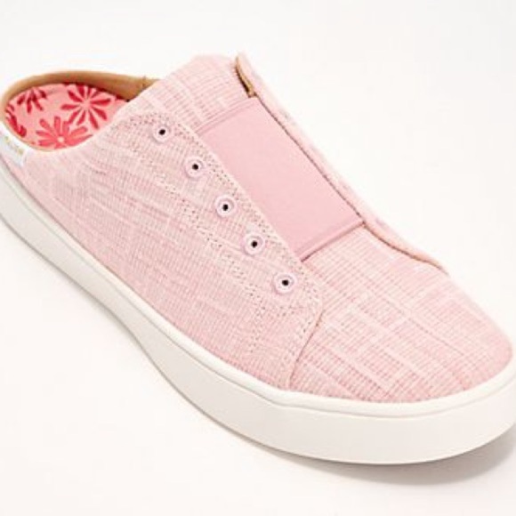 Revitalign Orthotic Woven Sneaker Mules in Harmony Petal NWOB - Picture 1 of 8